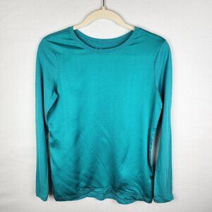 Satin Front Van Heusen Long Sleeved Shirt XS